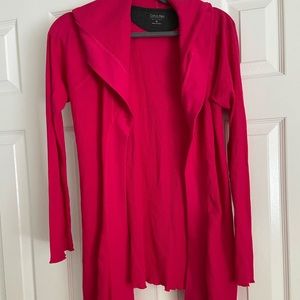 Pink Calvin Klein performance cardigan